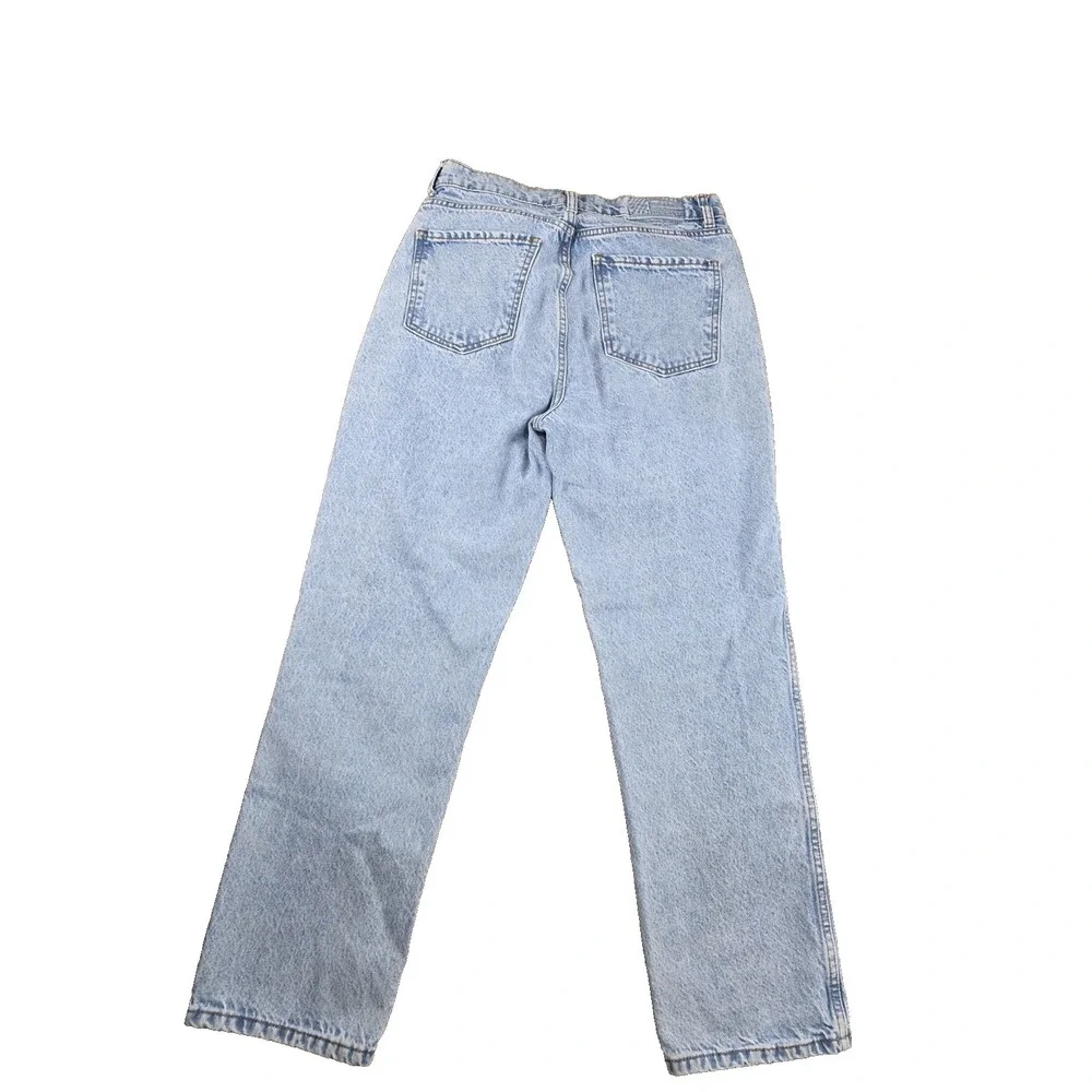 Revice Denim Jeans Womens Size 31 Light Wash Button Fly Relaxed Fit Retro (107)